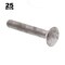 Prime-Line Carriage Bolts, 5/16 in.-18 X 2 in., A307 Grade A Hot Dip Galvanized Steel (25 Pack) 9063001 - alternate 2